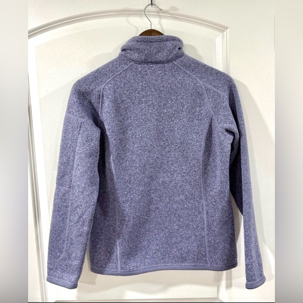 Patagonia Better Sweater 1/4 Zip Pullover Women’ Small Lupine Purple Blue Fleece - Picture 4 of 11